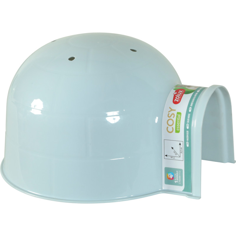 Igloo plastique cosy bleu gm de Zolux - Produit pour animaux dans Z002