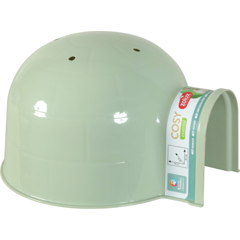 Igloo plastique cosy vert gm de Zolux - Produit pour animaux dans Z002