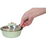 Mangeoire plastique inox cosy 350ml vert de Zolux - Produit pour animaux dans Z002