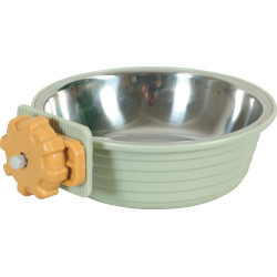 Mangeoire plastique inox cosy 350ml vert de Zolux - Produit pour animaux dans Z002