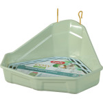 Maison toilette angle cosy vert de Zolux - Produit pour animaux dans Z002