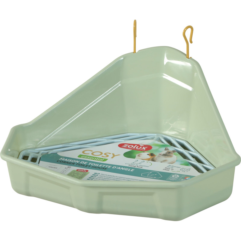 Maison toilette angle cosy vert de Zolux - Produit pour animaux dans Z002