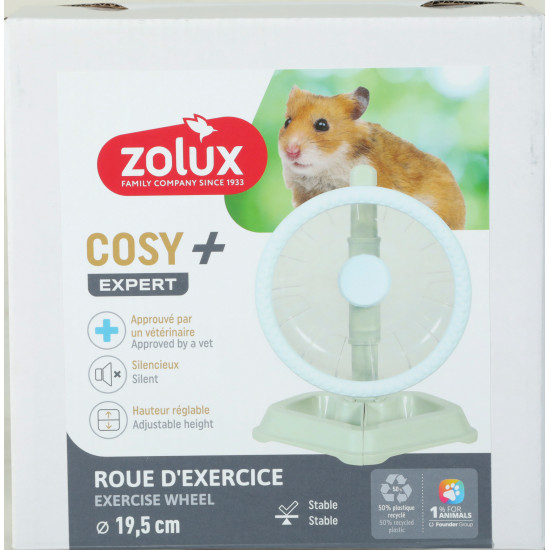Roue plastique silence cosy 19.5cm de Zolux - Produit pour animaux dans Z002
