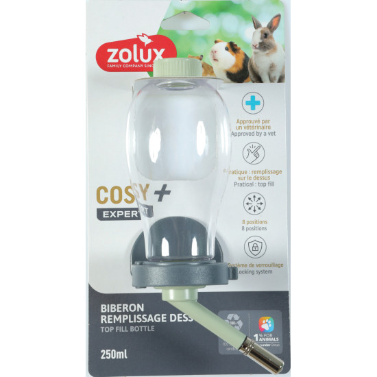 Biberon rongeur rpl cosy 250ml vert de Zolux - Produit pour animaux dans Z002