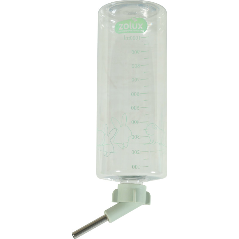 Biberon rongeur cosy 1000ml bleu/vert de Zolux - Produit pour animaux dans Z002