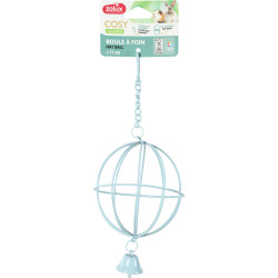 Boule foin suspendue cosy bleu de Zolux - Produit pour animaux dans Z002