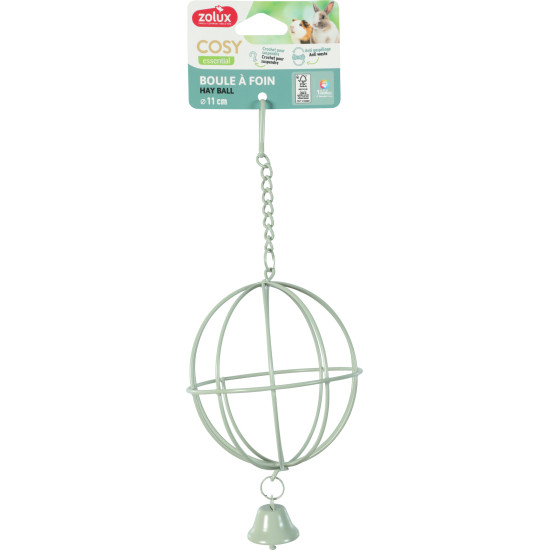 Boule foin suspendue cosy vert de Zolux - Produit pour animaux dans Z002