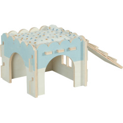 Maison bois cosy cocohon d'inde 9mm de Zolux - Produit pour animaux dans Z002