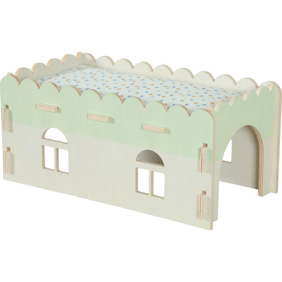 Maison bois extension cosy lapin 9mm de Zolux - Produit pour animaux dans Z002