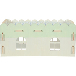 Maison bois extension cosy lapin 9mm de Zolux - Produit pour animaux dans Z002