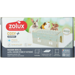 Maison bois extension cosy lapin 9mm de Zolux - Produit pour animaux dans Z002
