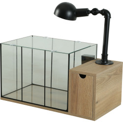Aquarium canopy 30l noir de Zolux - Produit pour animaux dans Z002