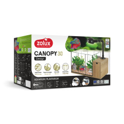 Aquarium canopy 30l noir de Zolux - Produit pour animaux dans Z002