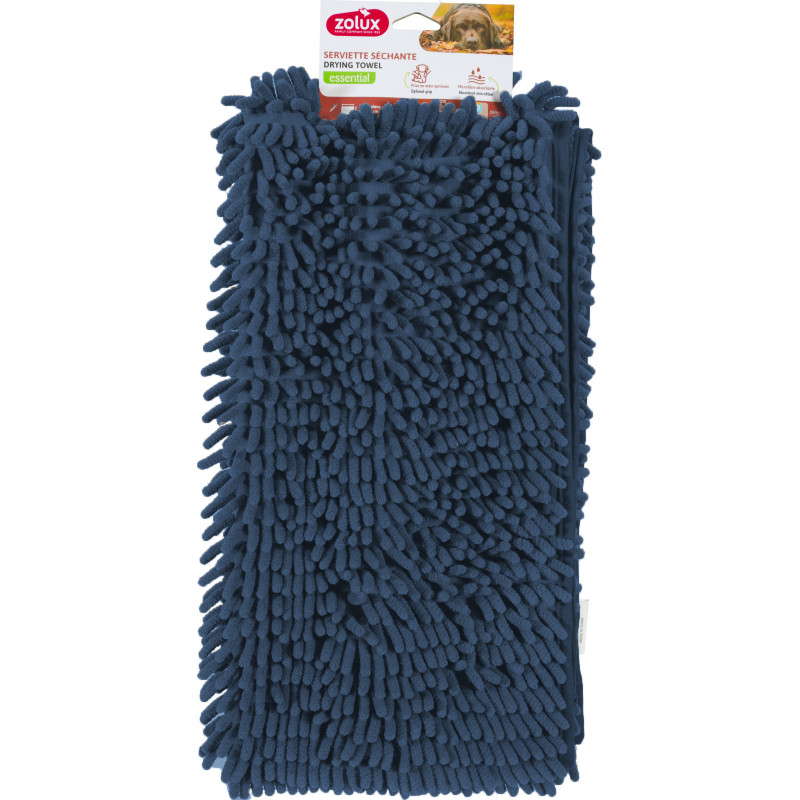 Serviette sechante animaux 90cm bleu de Zolux - Produit pour animaux dans Z002