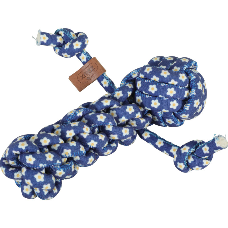 Jouet chien blue flower bonhomme 22cm de Zolux - Produit pour animaux dans Z002