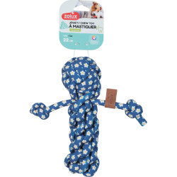 Jouet chien blue flower bonhomme 22cm de Zolux - Produit pour animaux dans Z002