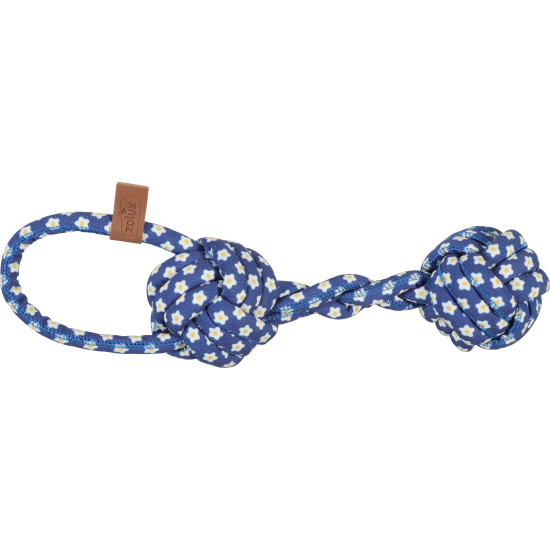 Jouet chien blue flower haltere 29cm de Zolux - Produit pour animaux dans Z002
