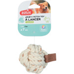 Jouet chien cuir touch balle 7cm de Zolux - Produit pour animaux dans Z002