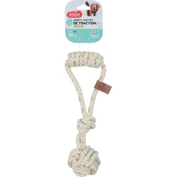 Jouet chien cuir touch traction 28cm de Zolux - Produit pour animaux dans Z002