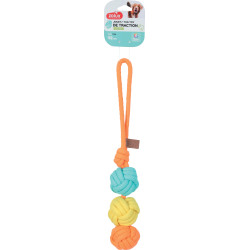 Jouet chien twist 3 balles 42cm de Zolux - Produit pour animaux dans Z002