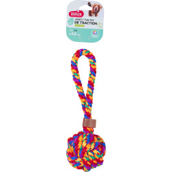 Jouet chien rainbow balle 9.5cm de Zolux - Produit pour animaux dans Z002