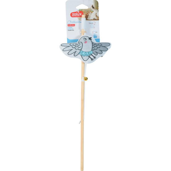 Jouet chat chatouille cap oiseau tutu de Zolux - Produit pour animaux dans Z002