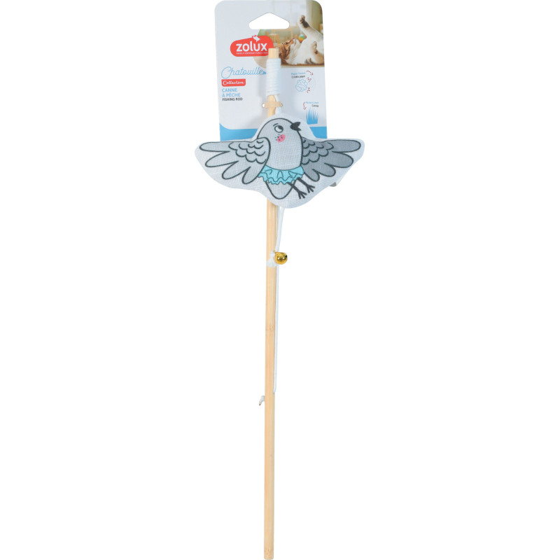 Jouet chat chatouille cap oiseau tutu de Zolux - Produit pour animaux dans Z002