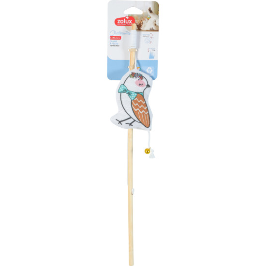 Jouet chat chatouille cap oiseau fleur de Zolux - Produit pour animaux dans Z002