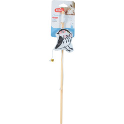 Jouet chat chatouille cap oiseau noir de Zolux - Produit pour animaux dans Z002