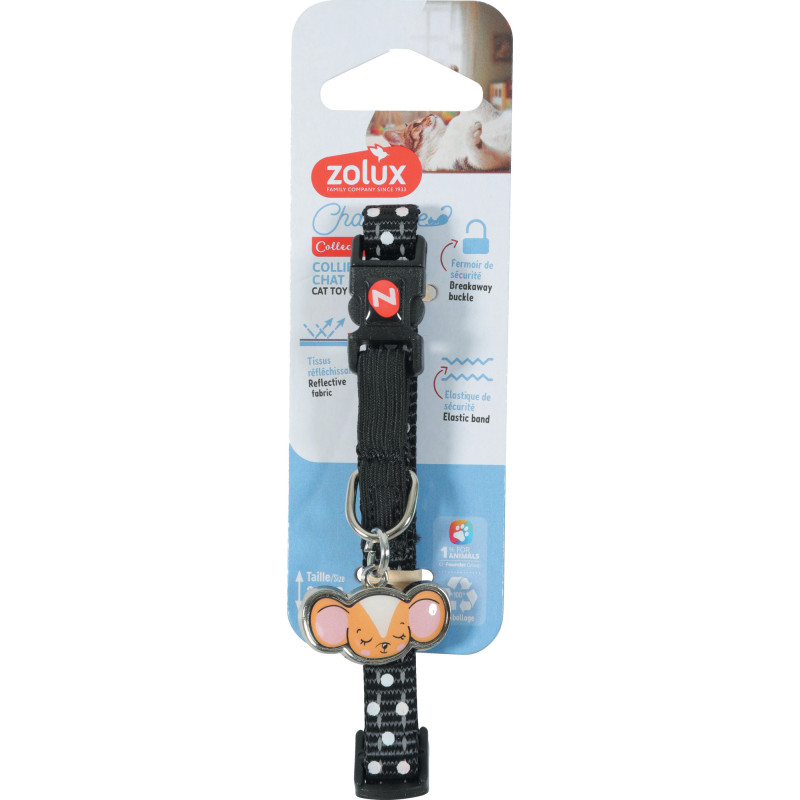 Jouet chat chatouille collier souris de Zolux - Produit pour animaux dans Z002
