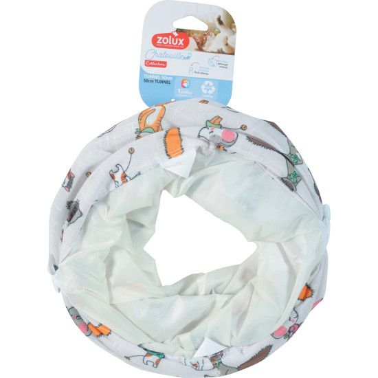 Chatouille tunnel droit pour chat 50cm de Zolux - Produit pour animaux dans Z002