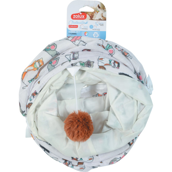 Chatouille tunnel pour chat y de Zolux - Produit pour animaux dans Z002