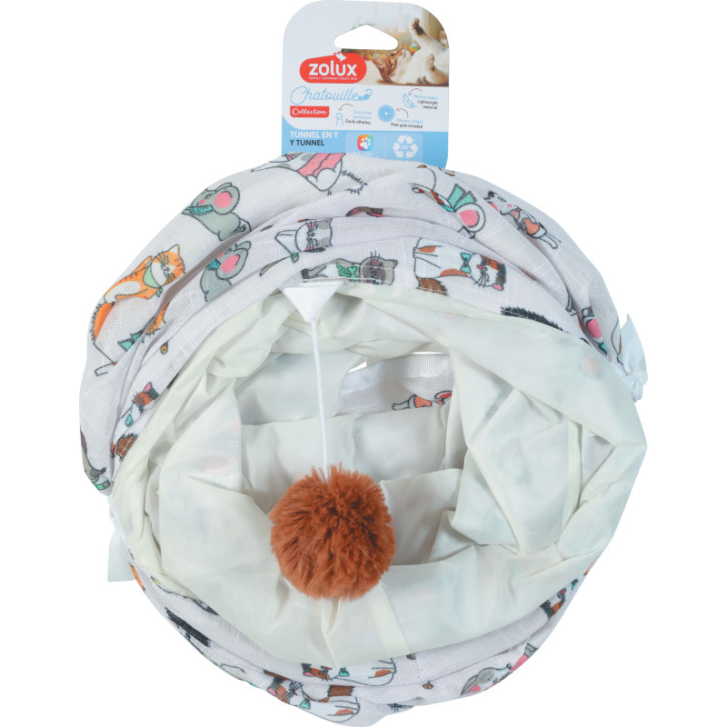 Chatouille tunnel pour chat y de Zolux - Produit pour animaux dans Z002