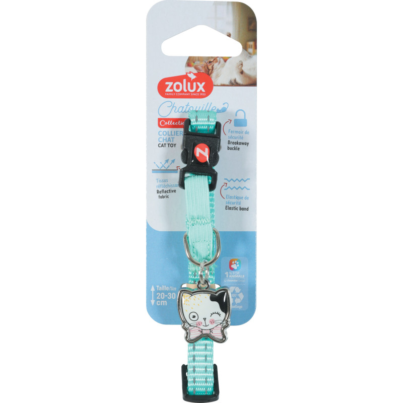 Chatouille collier pour chat chat bleu de Zolux - Produit pour animaux dans Z002