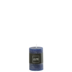 BOUGIE CYL BLEU FONCE S de J-Line by Jolipa - Déco intérieur dans J037