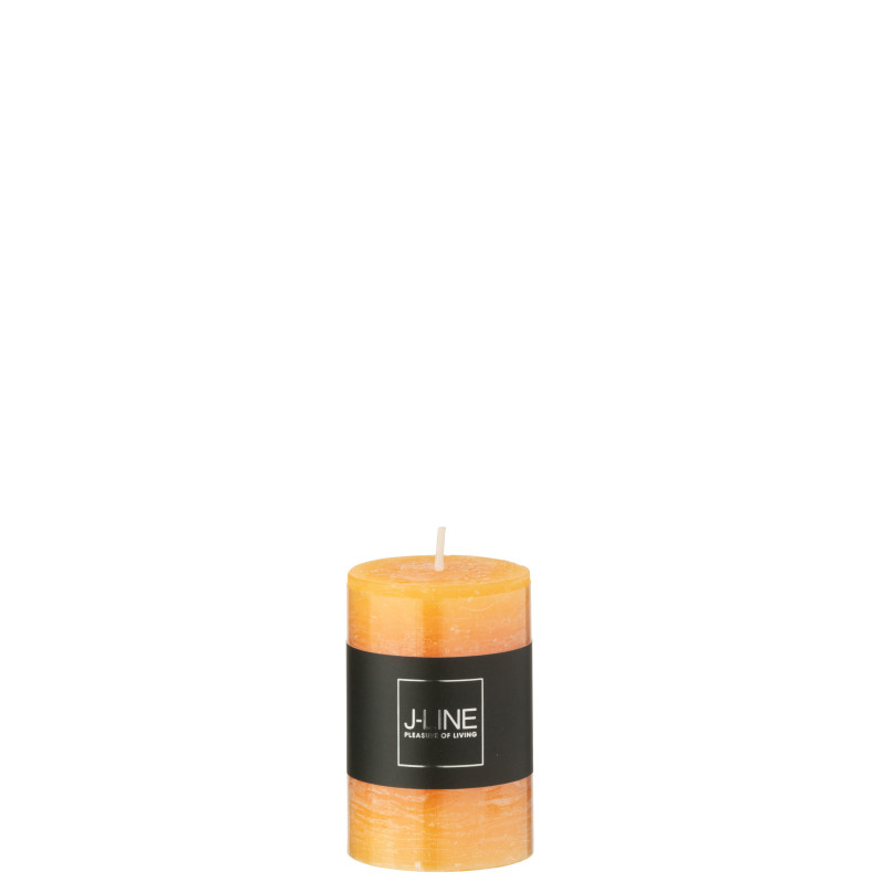 BOUGIE CYL ORANGE CLAIR S de J-Line by Jolipa - Déco intérieur dans J037