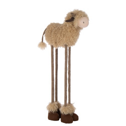 VACHE TELESCOPIQUE MARRON/BEIGE L de J-Line by Jolipa - Déco intérieur dans J037