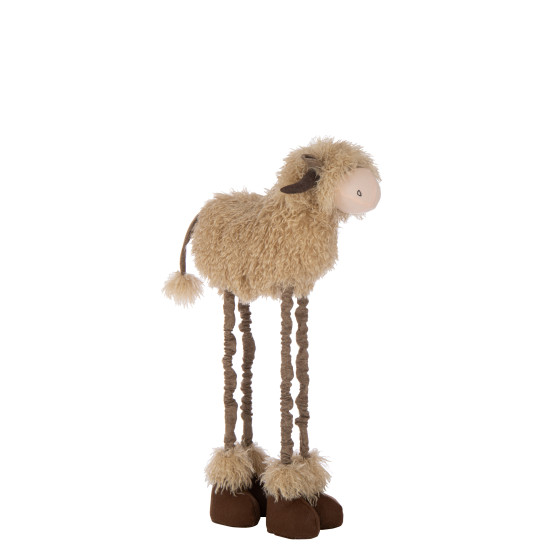 VACHE TELESCOPIQUE MARRON/BEIGE L de J-Line by Jolipa - Déco intérieur dans J037