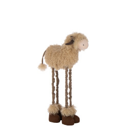 VACHE TELESCOPIQUE MARRON/BEIGE L de J-Line by Jolipa - Déco intérieur dans J037