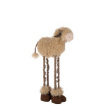 VACHE TELESCOPIQUE MARRON/BEIGE L de J-Line by Jolipa - Déco intérieur dans J037