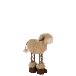 VACHE TELESCOPIQUE MARRON/BEIGE L de J-Line by Jolipa - Déco intérieur dans J037