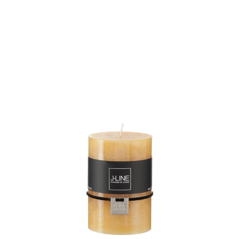BOUGIE CYL OCRE M de J-Line by Jolipa - Déco intérieur dans J037