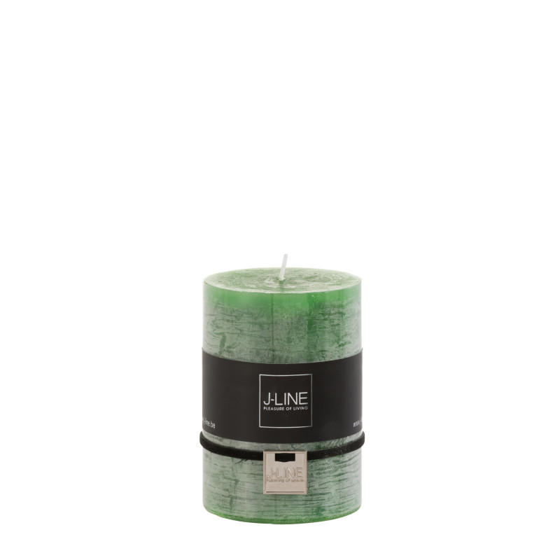 BOUGIE CYL VERT CLAIR M de J-Line by Jolipa - Déco intérieur dans J037