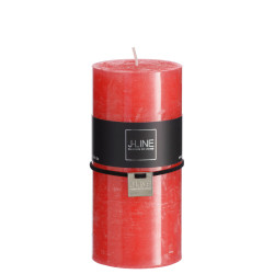 BOUGIE CYL ROUGE L de J-Line by Jolipa - Déco intérieur dans J037