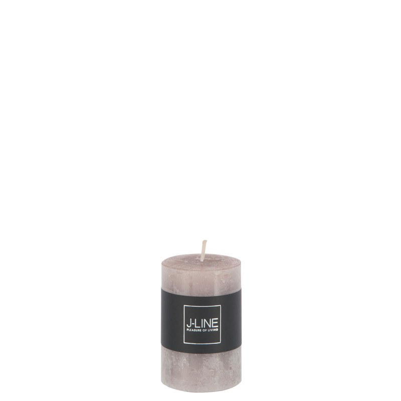BOUGIE CYL TAUPE S de J-Line by Jolipa - Déco intérieur dans J037