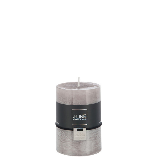 BOUGIE CYL TAUPE M de J-Line by Jolipa - Déco intérieur dans J037