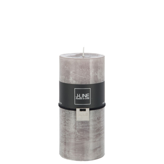 BOUGIE CYL TAUPE L de J-Line by Jolipa - Déco intérieur dans J037