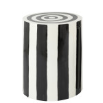TABLE APPOINT LIGNE NOIR/BLANC L de J-Line by Jolipa - Déco intérieur dans J037