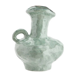 VASE EN GRES VERT CLAIR D17X22CM de Madam Stoltz dans M124