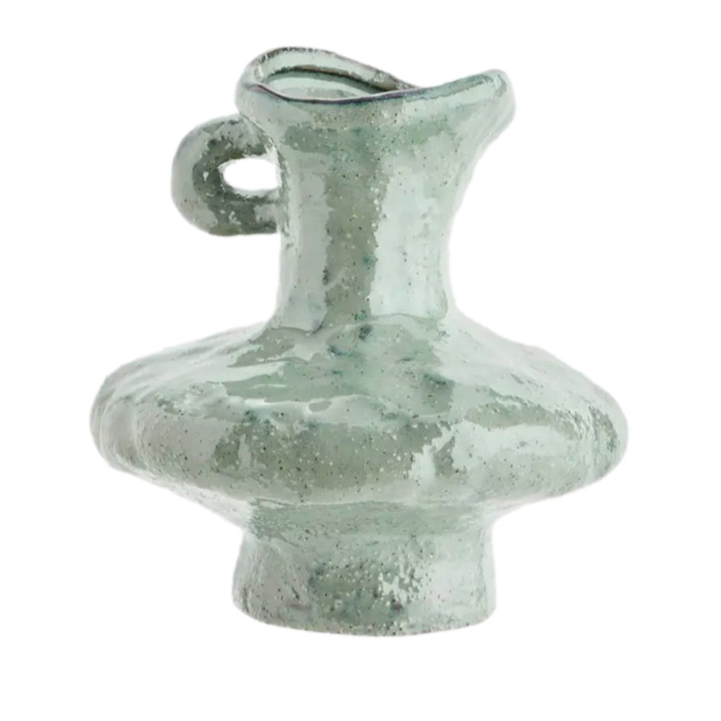 VASE EN GRES VERT CLAIR D17X18CM de Madam Stoltz dans M124
